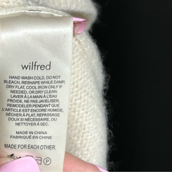 Wilfred Cream Cardigan Sweater - Picture 6 of 6